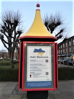 Welwyn Garden City Poster Booths - Ukraine information
